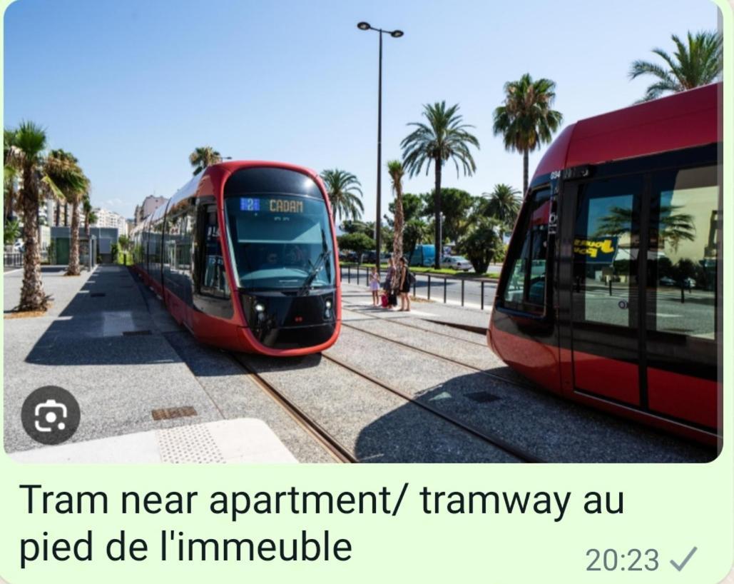 Appartements Renove 2023 Proche Aeroport 5Min, Gare Sncf 2 Min, Tramway Au Pied De L'Immeuble , Parking Possible, Renovated Apartments 2023 Near The Airport 5 Min, Train Station 2 Min, Tram Next To The Building 1 Min, Parking Possible Nizza Esterno foto
