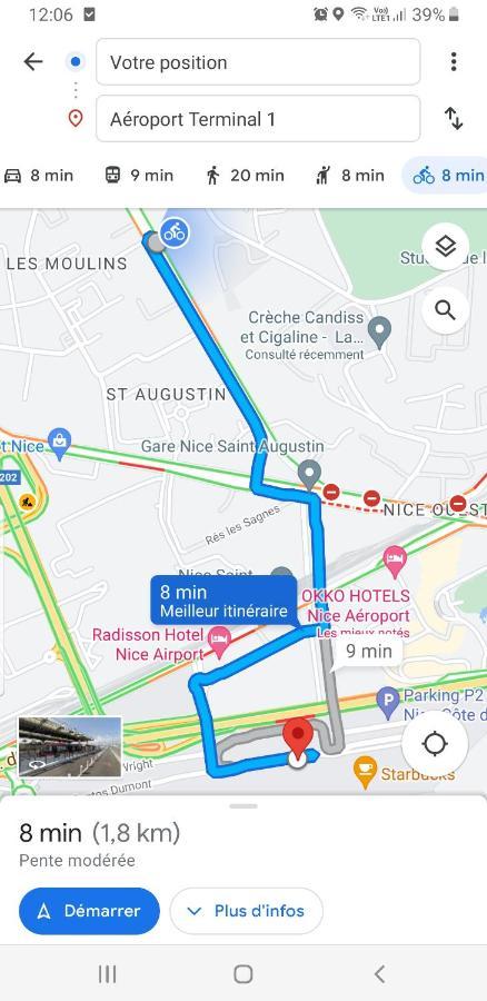 Appartements Renove 2023 Proche Aeroport 5Min, Gare Sncf 2 Min, Tramway Au Pied De L'Immeuble , Parking Possible, Renovated Apartments 2023 Near The Airport 5 Min, Train Station 2 Min, Tram Next To The Building 1 Min, Parking Possible Nizza Esterno foto