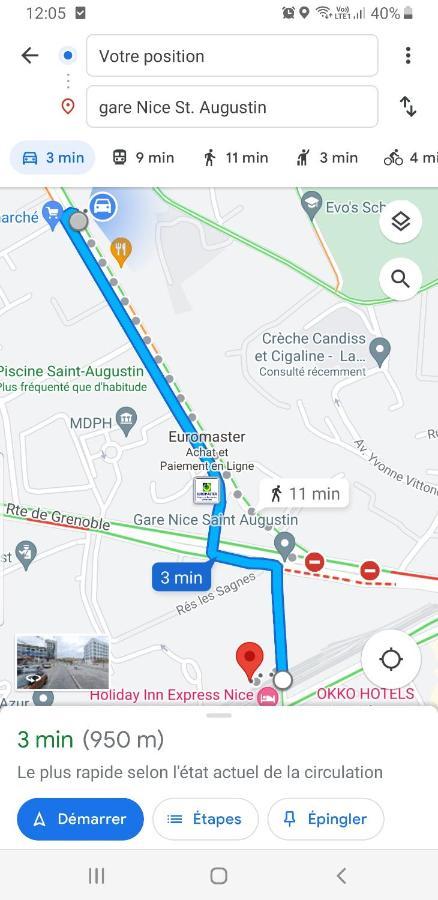 Appartements Renove 2023 Proche Aeroport 5Min, Gare Sncf 2 Min, Tramway Au Pied De L'Immeuble , Parking Possible, Renovated Apartments 2023 Near The Airport 5 Min, Train Station 2 Min, Tram Next To The Building 1 Min, Parking Possible Nizza Esterno foto